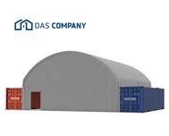 10x12m Namiot ZADASZENIE do kontenerów namiot pełny 2x WEJŚCIA