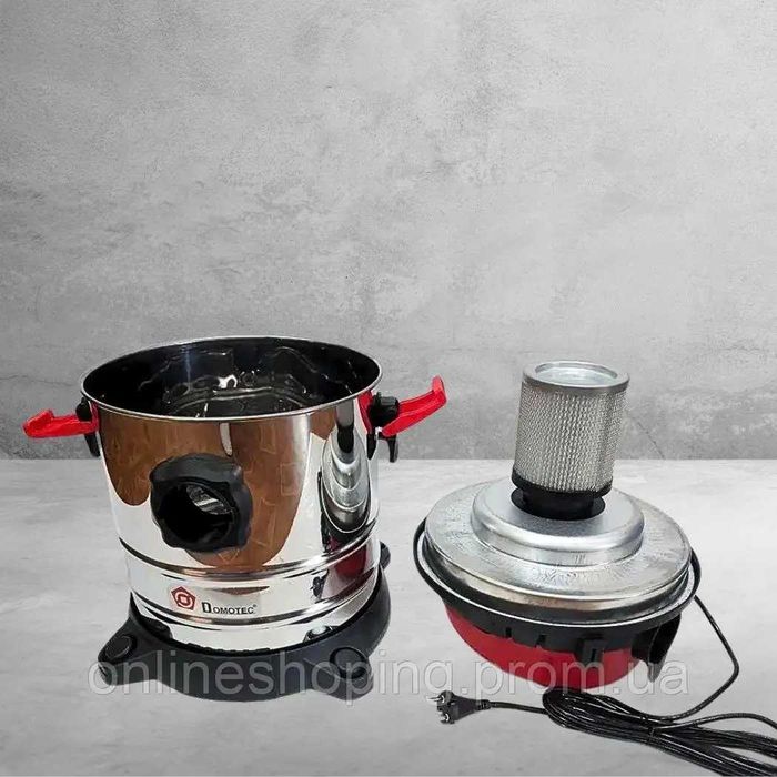 Будівельний промисловий пилосос 4в1 DOMOTEC MS-4411 строительный новый