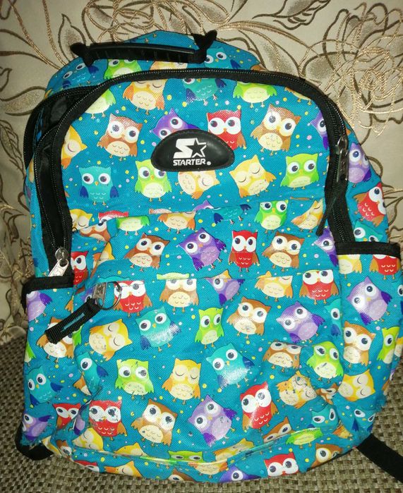 Plecak dziewczęcy sowy