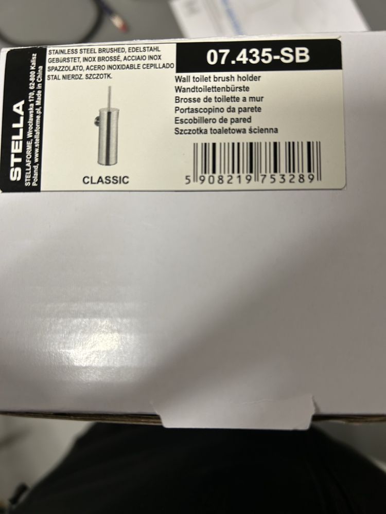STELLA CLASSIC szczotka WC chrom 07.435