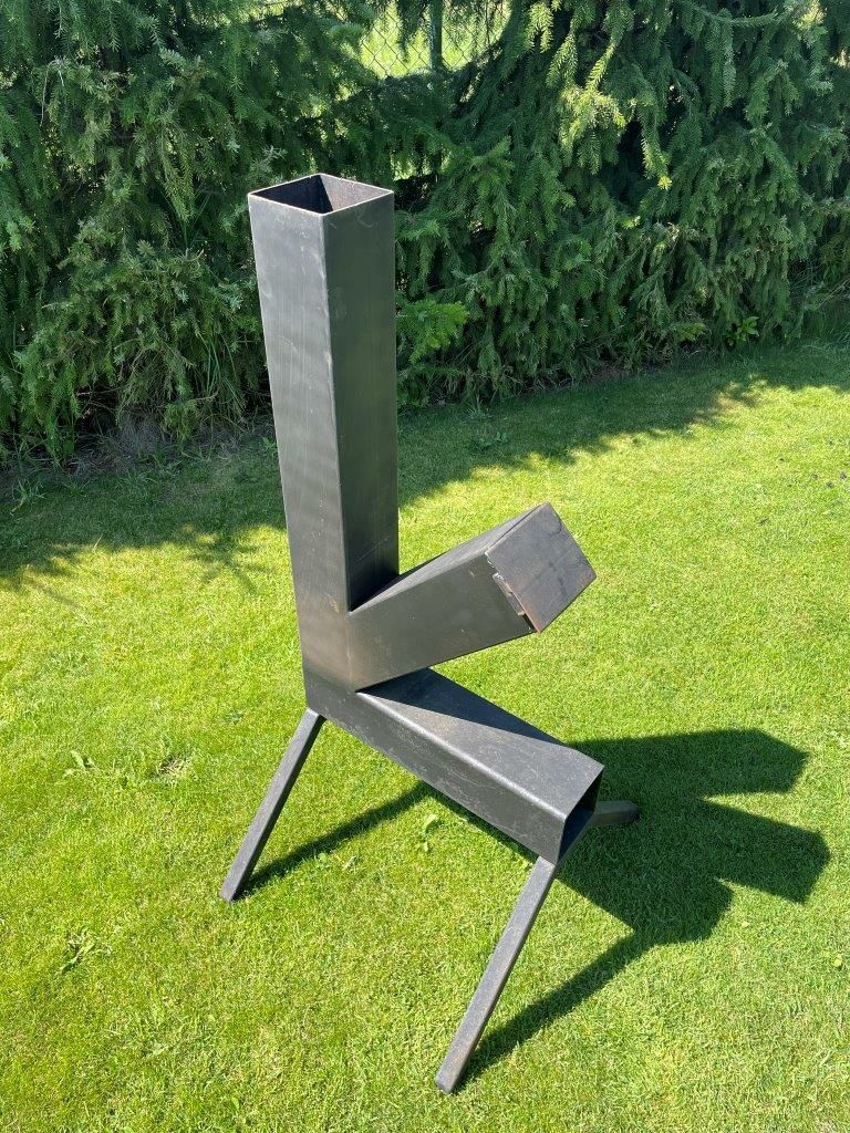 Duży klasyczny Piecyk Rakietowy Rocket  STOVE 115 cm