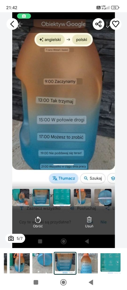 Bidon duży prezent nowoczesny