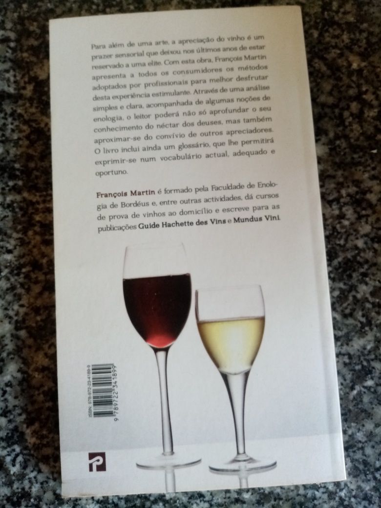 Livro Saber Apreciar o Vinho François Martin