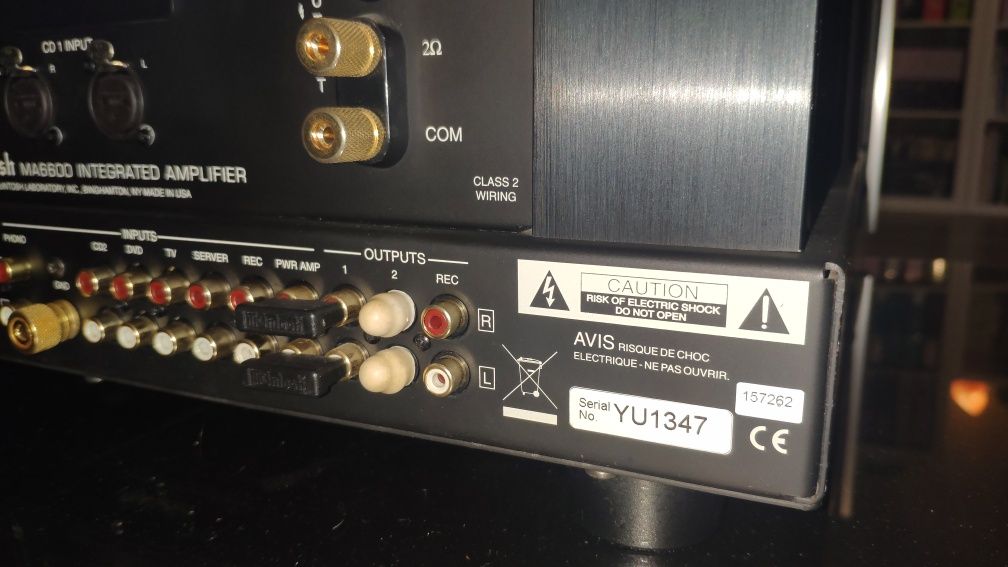 Amplificador Mcintosh Integrado MA6600