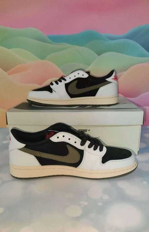 NowyinieużywanyJordan1RetroLowOGSPTravisScottOliveR39
