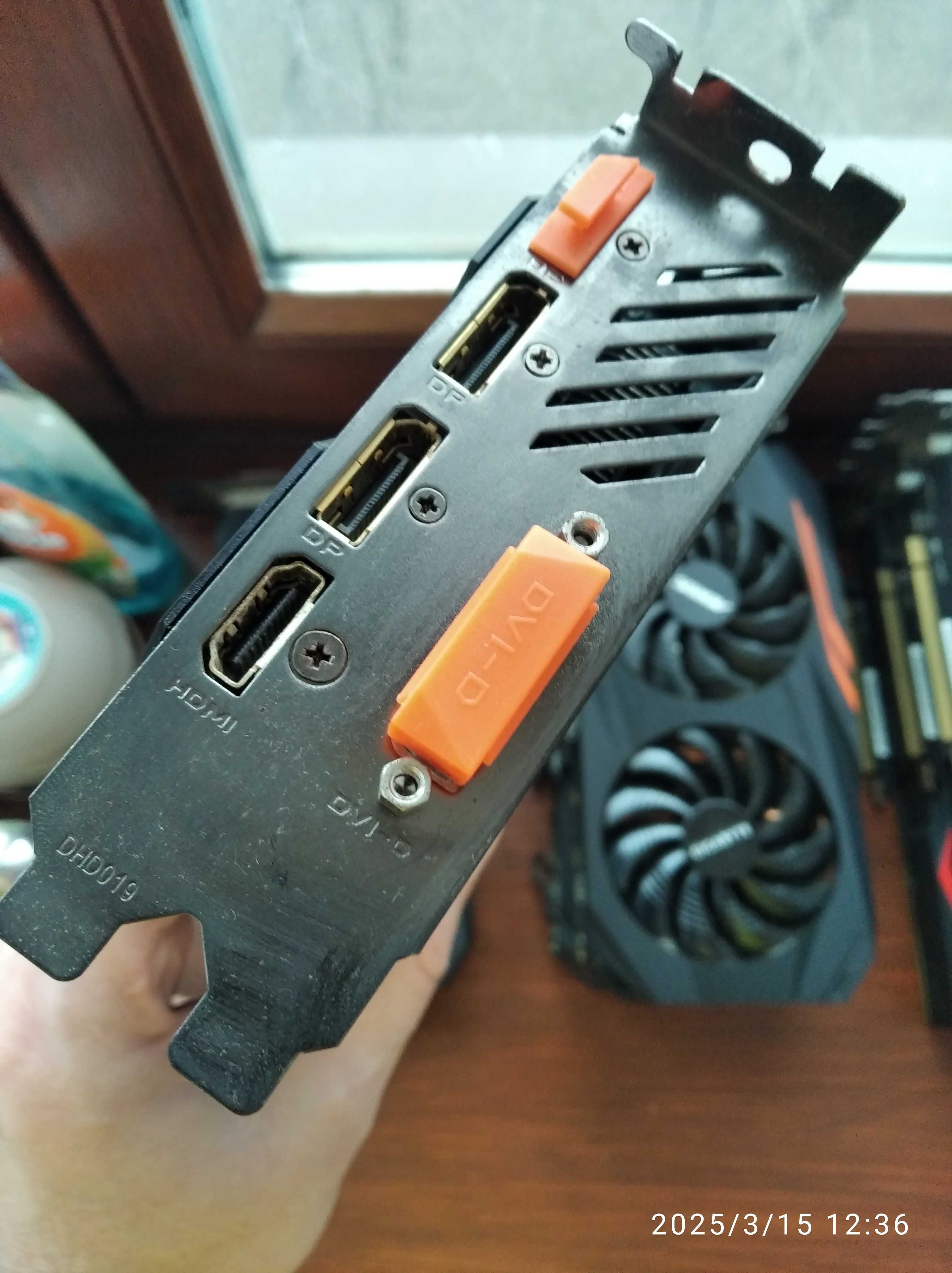Видеокарта Gigabyte RX 570 4gb 256 bit, в наличии 4 штуки
