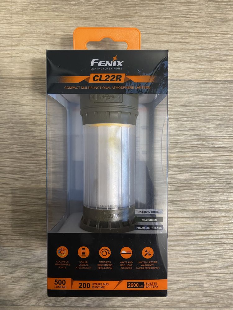 Ліхтар кемпінговий Fenix CL22R з акумулятором