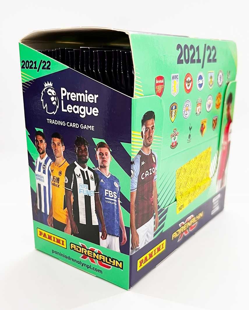 Cartas PANINI ADRENALYN XL 2021/2022 PREMIER LEAGUE Caixa 50 Saquetas