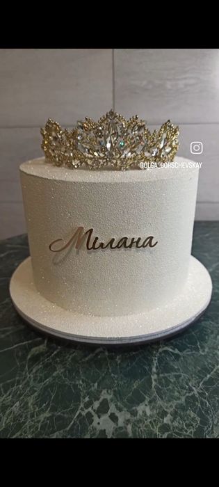 Діадема на торт (товстий сплав)