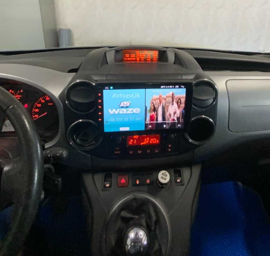 Магнитола Citroen BERLINGO Peugeot PARTNER Opel COMBO CARGO Android 14