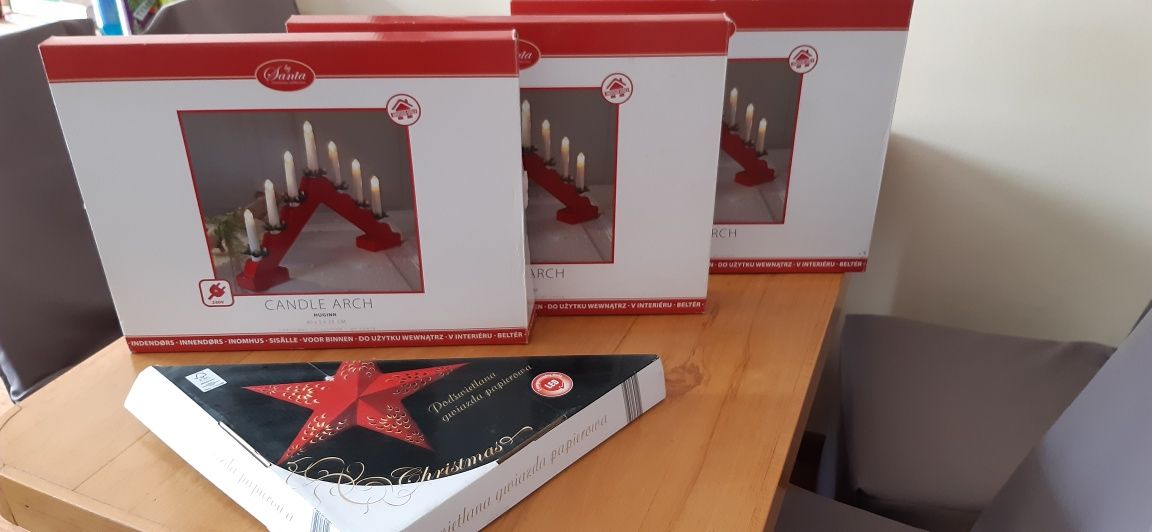 Świeczniki świąteczne