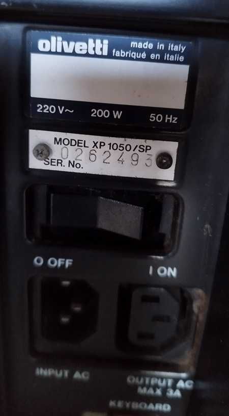Computador Olivetti M24 XP 1050 / SP + Monitor MD12A