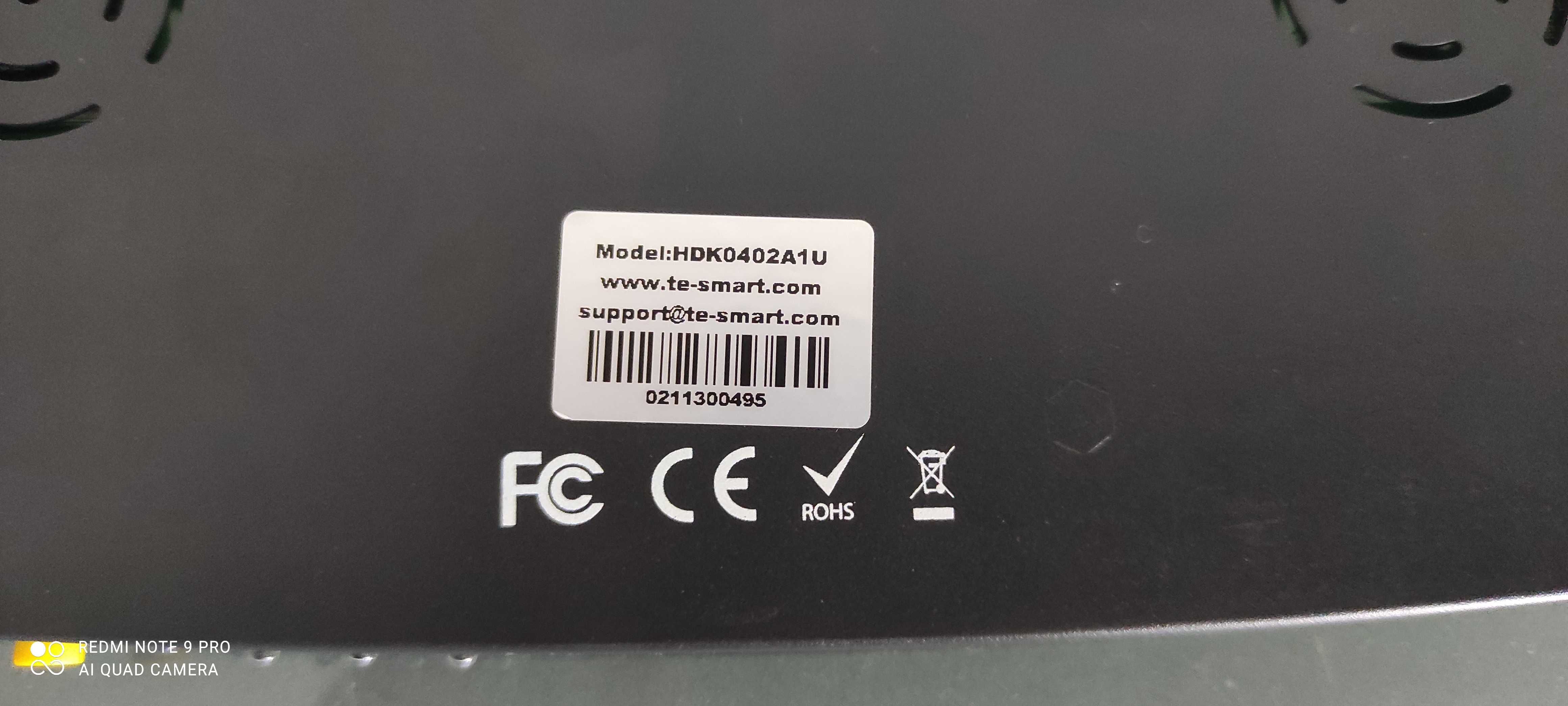 TESmart KVM konsola HDMI 4K na 2 monitory j.nowa Okazja