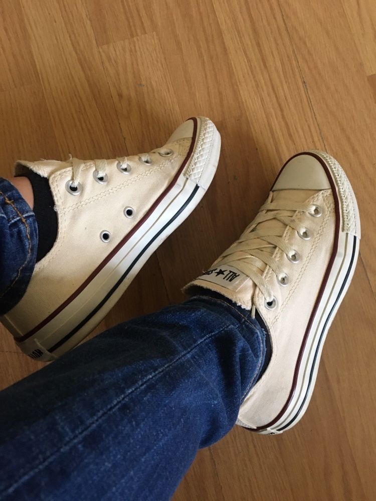 Converse All Star 36,5 23cm biszkoptowe