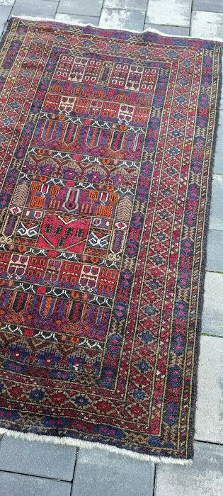 Afgański dywan wełniany tkany ręcznie 149 x 87 cm perski wełna Afgan