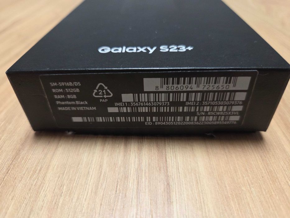 Samsung Galaxy s23+ Plus 512GB 8GB stan bardzo dobry oryginał pudełko