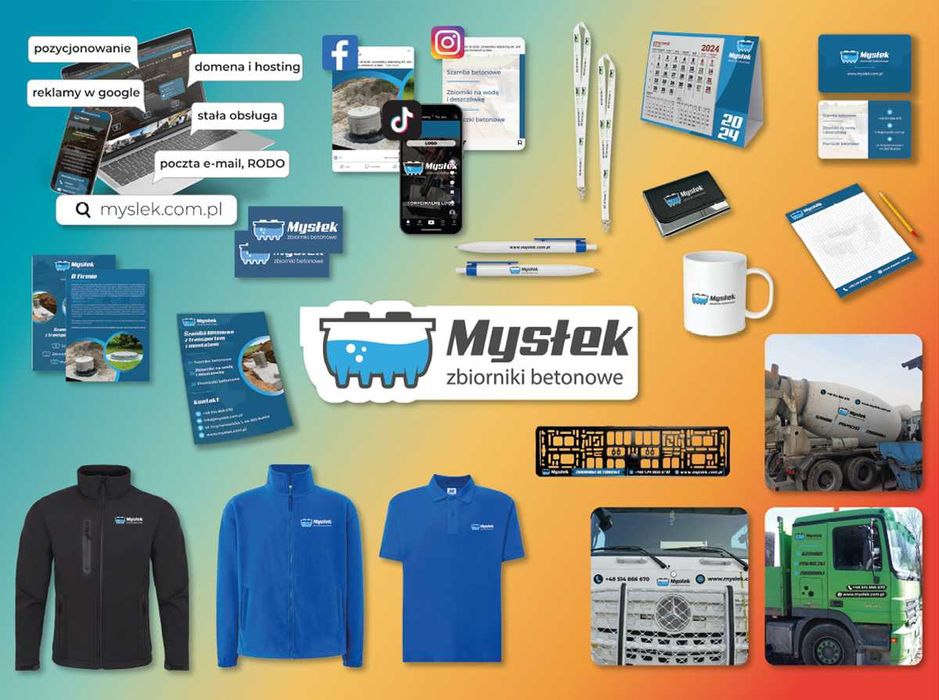 Projekt, Druk, Produkcja, Montaż, Obsługa - SKUTECZNIE, SZYBKO, TANIO!