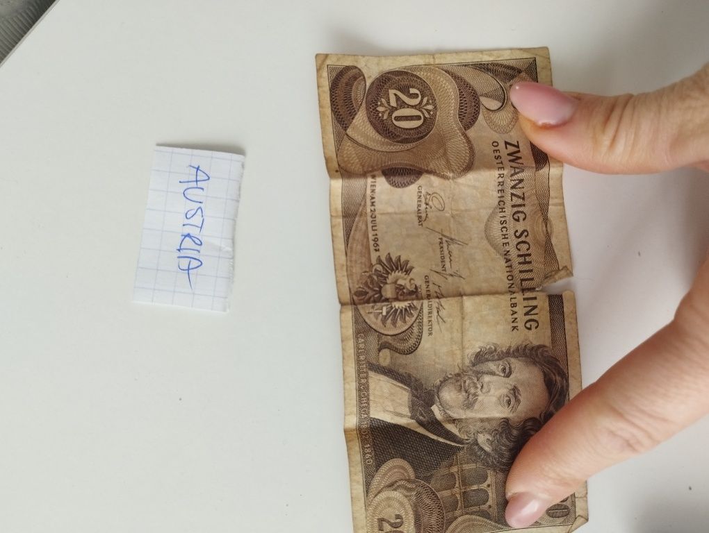 Banknoty PRL Austria