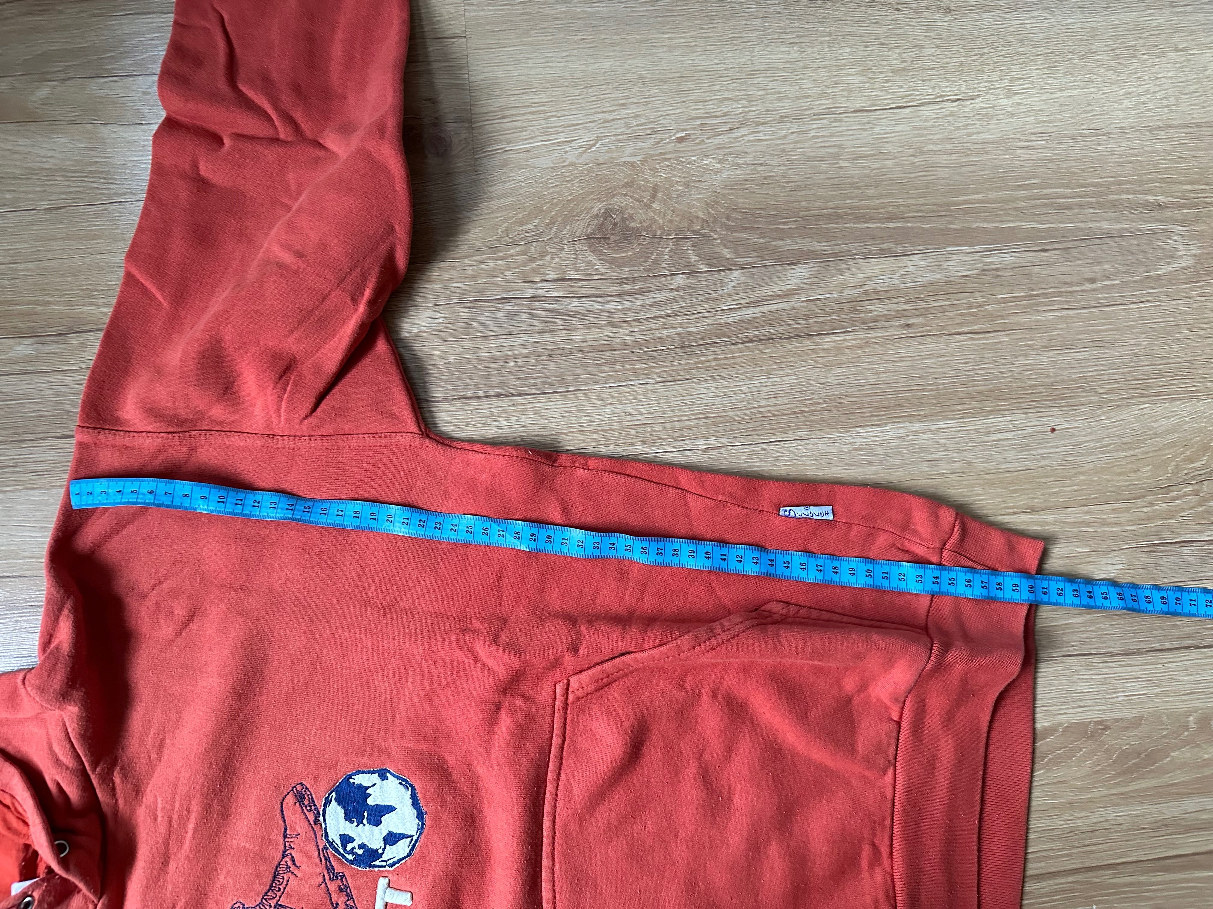 Pomarańczowa bluza Sitotex 164/M szeroka / Vintage