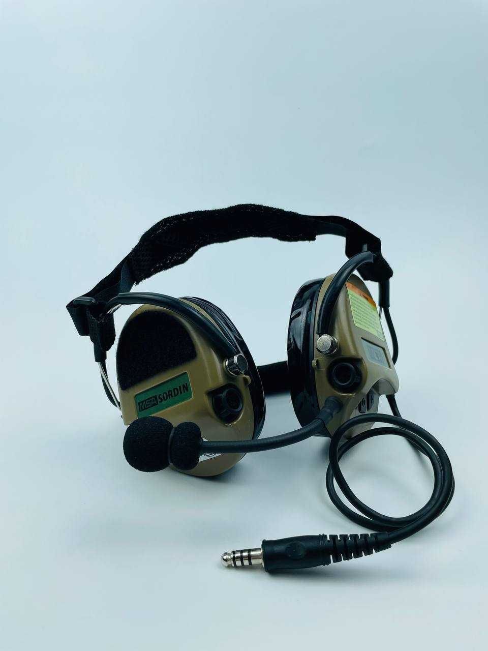 Активні навушники Neckband (Sordin Style), койот