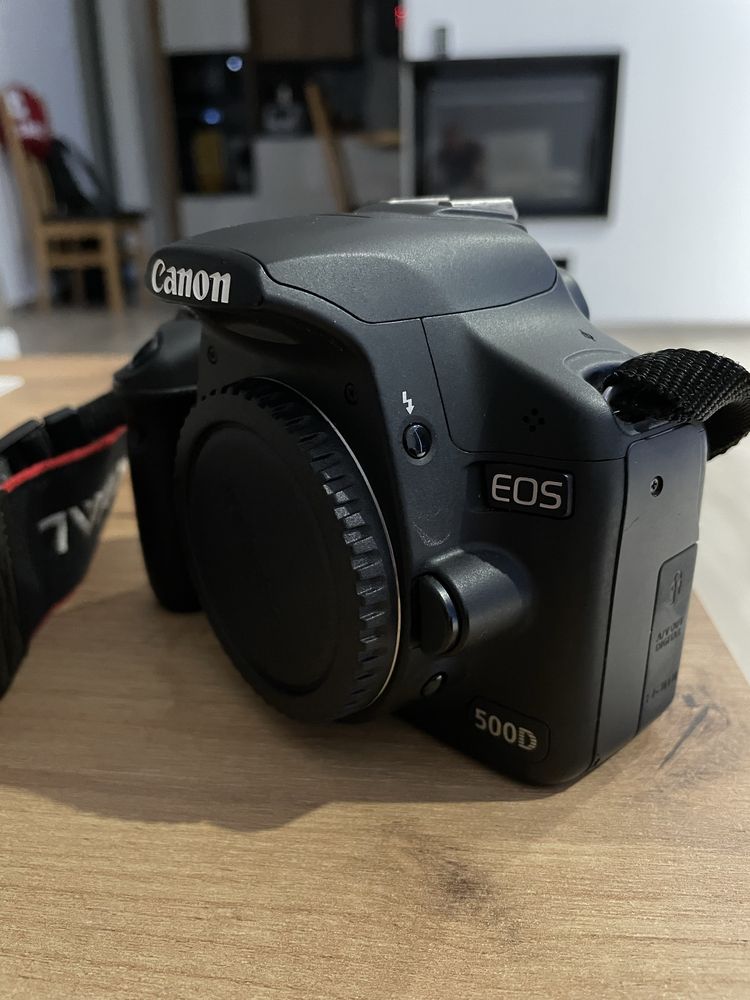 Aparat Canon 500D +3 obiektywy i akcesoria