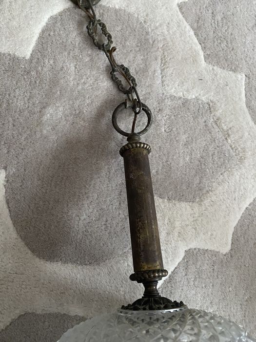 Stara włoska lampa sufitowa