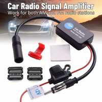 Adapatador AM FM Antena Som Simplificado Auto Rádio 1Din 2Din NOVAS
