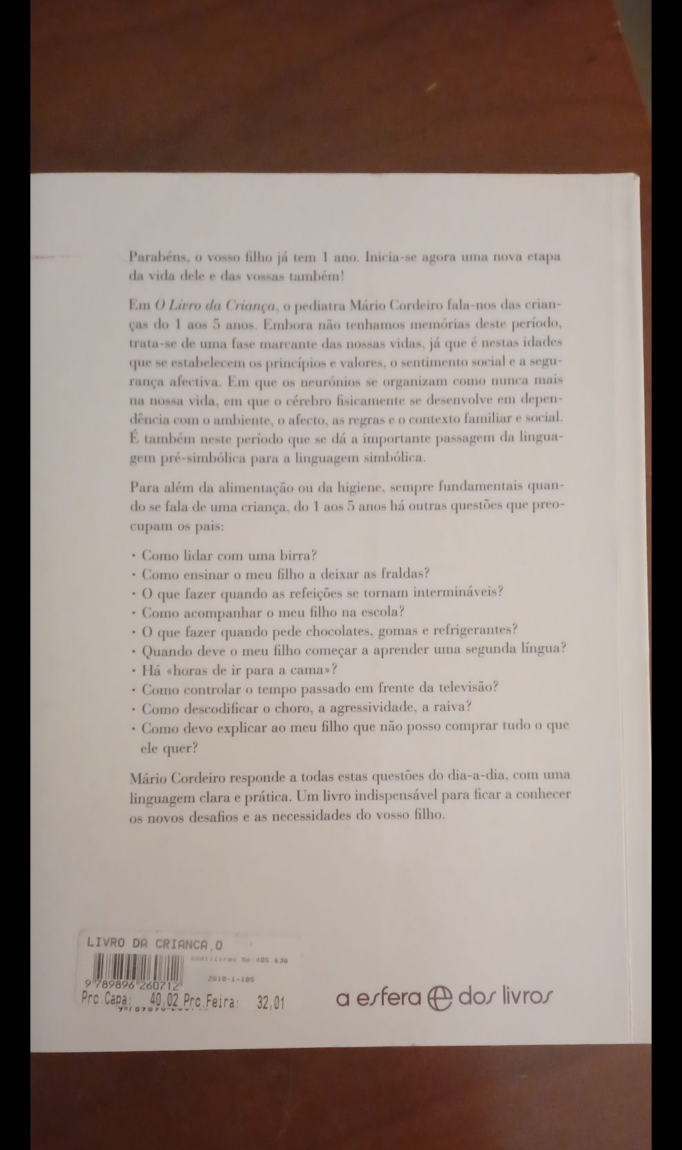 O Livro da Criança 1 aos 5 anos