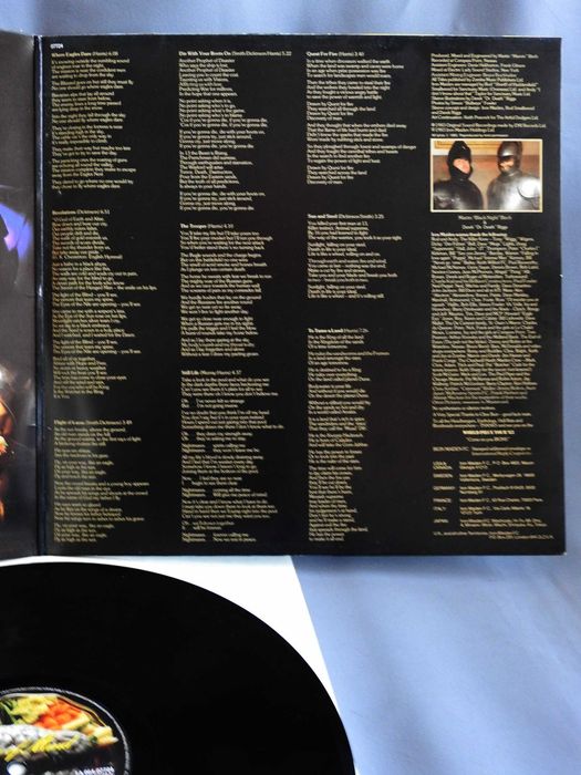 Iron Maiden Piece Of Mind LP оригинал 1983 пластинка Europe EX+ 1press