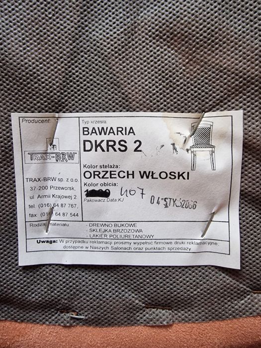 Stół z 8 krzesłami BAWARIA