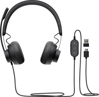 Zestaw Słuchawkowy Over Ear Logitech Zone 750 Grafitowy Uzywany