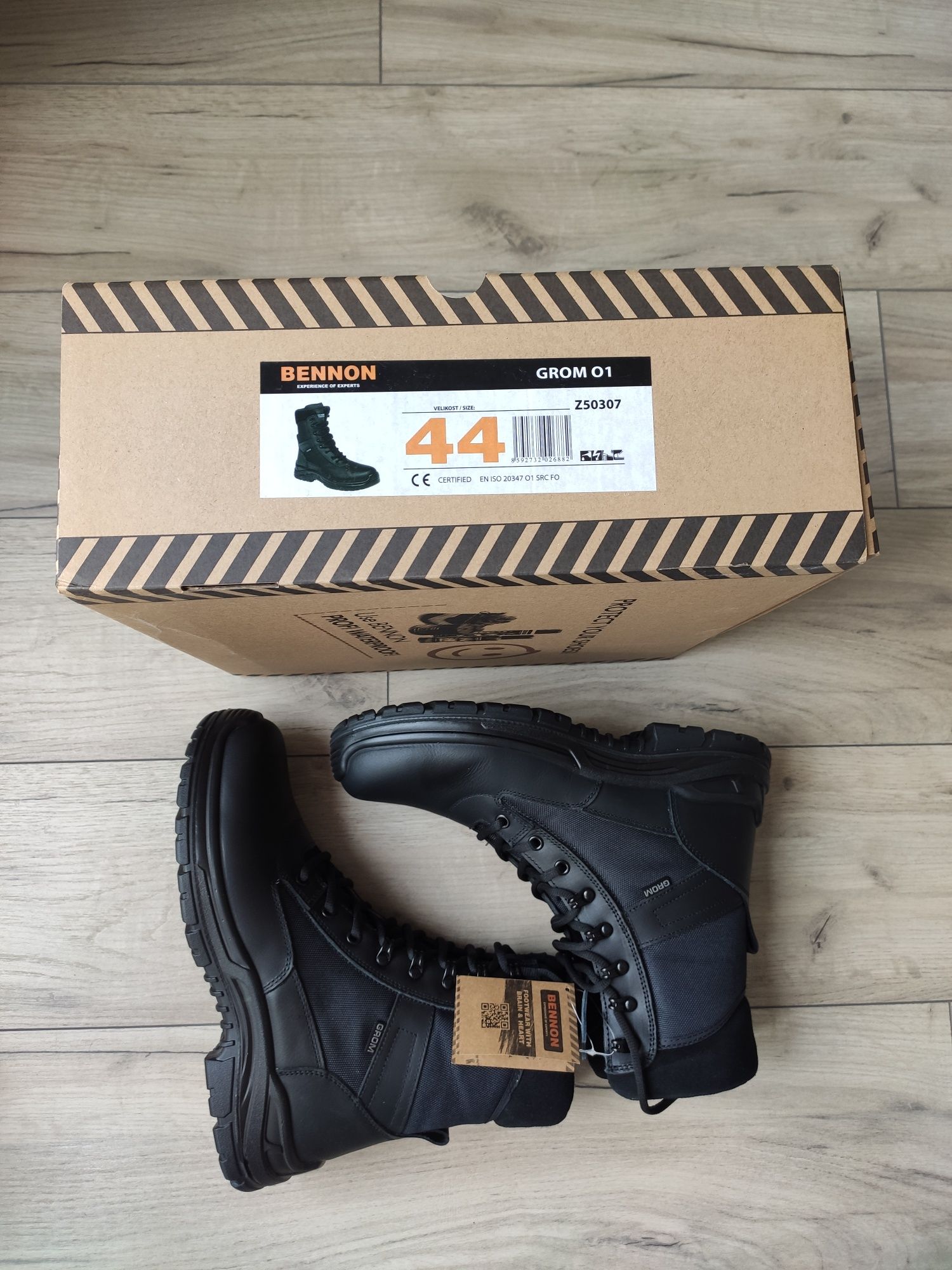 Nowe buty taktyczne Bennon Grom 01 rozm.44