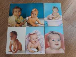 stare pocztówki dzieci KAW 56-5783 do 86 oraz 88 i 90 (komplet 6 szt)