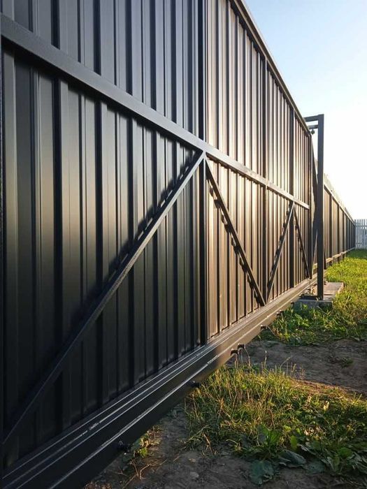 Сборной каркас Профнастил/штахетник..Забор,ограждение+монтаж под ключ.