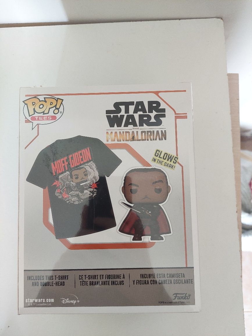 Funko Pop Moff Gideon glows in the dark + tshirt