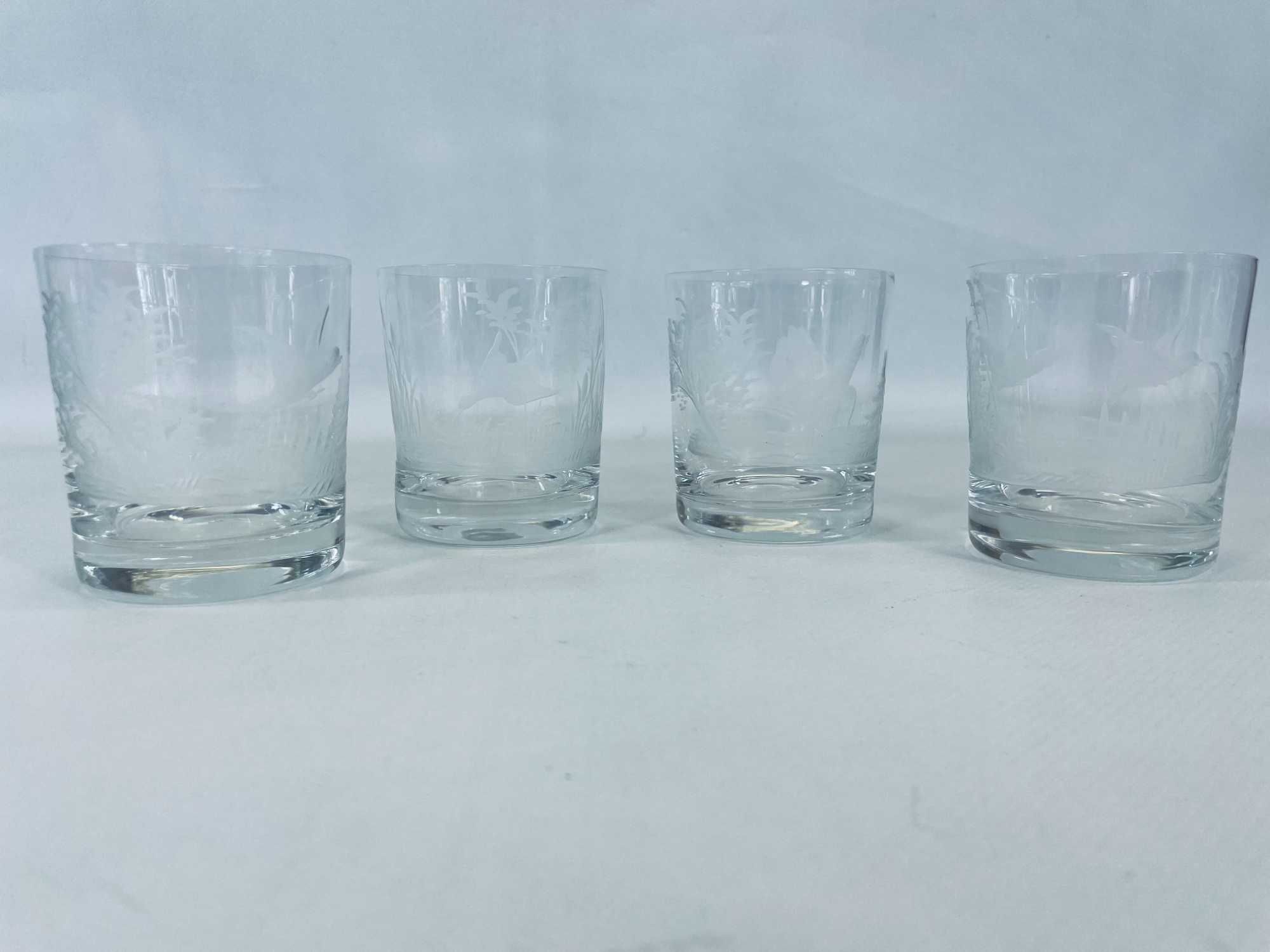 Szklanka Bohemia do whisky z motywem myśliwskim