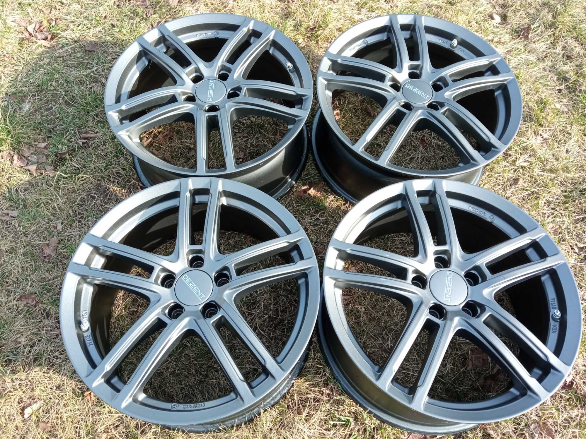 Felgi Dezent 18cali 5x112 et38 Audi Mercedes Skoda Seat VW BMW czujnik