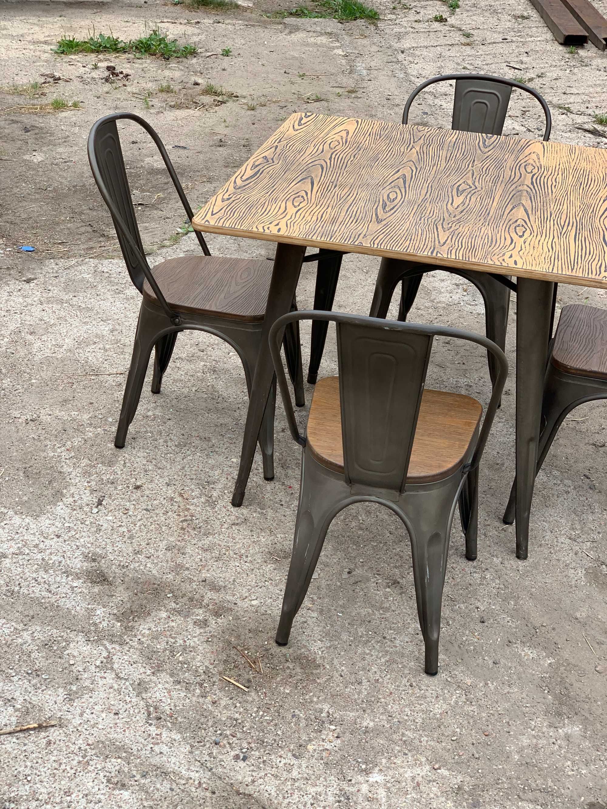 Stół + krzesła, zestaw ogrodowy.