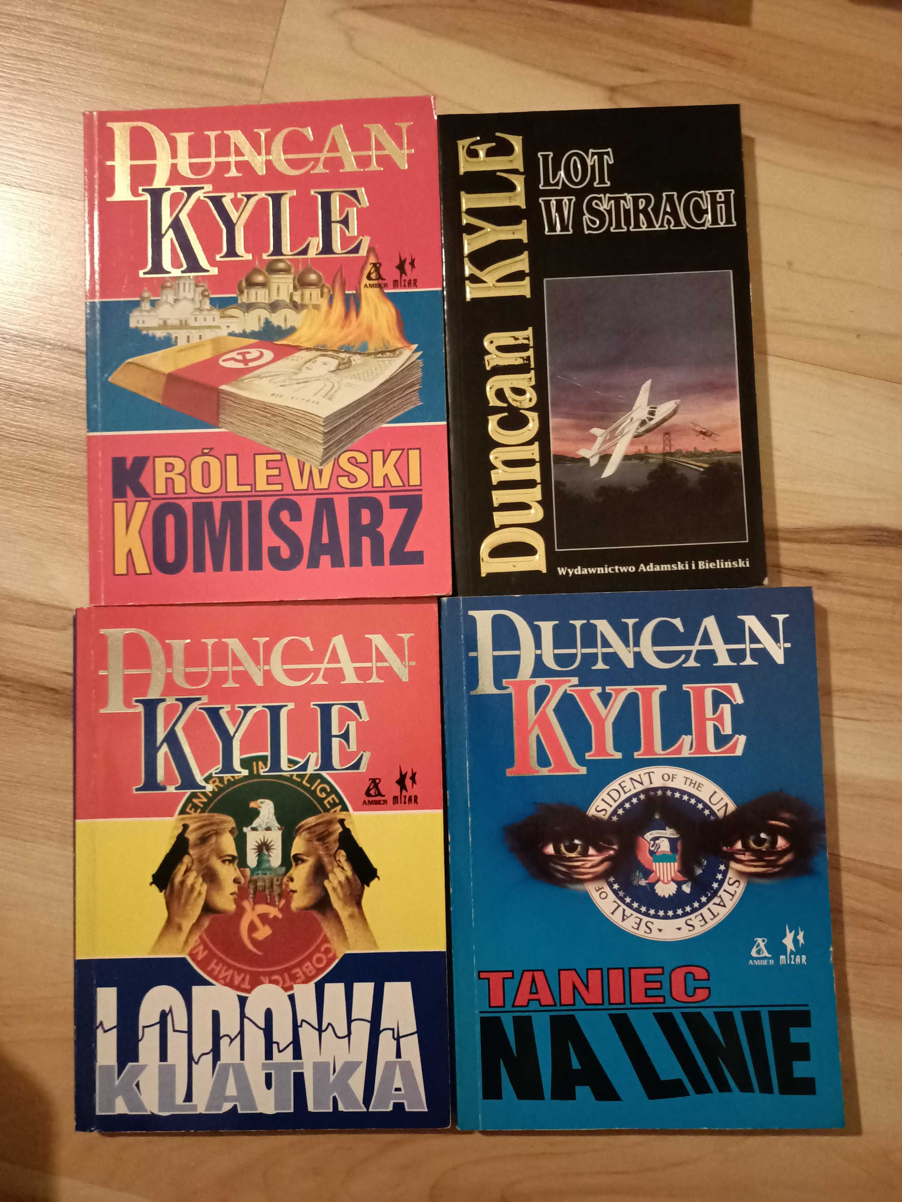 4x Kyle Królewski komisarz Lot w strach Taniec na linie Lodowa klatka