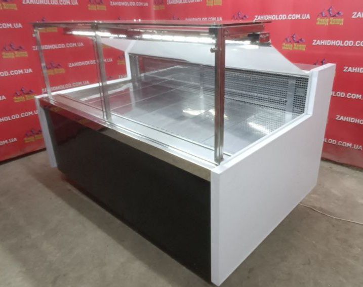 Куб -5 +5 Холодильна вітрина Горизонтальна вітрина Вітрина для м'яса