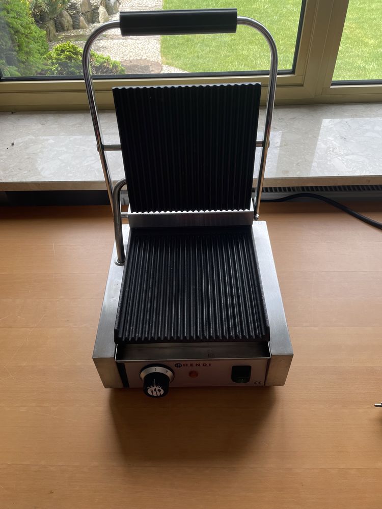 Grill kontaktowy pojedynczy – ryflowany