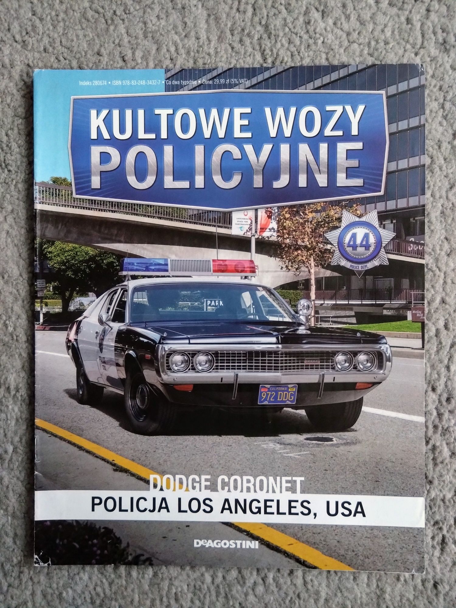 Kultowe Wozy Policyjne nr 44 - Dodge Coronet Policja Los Angeles