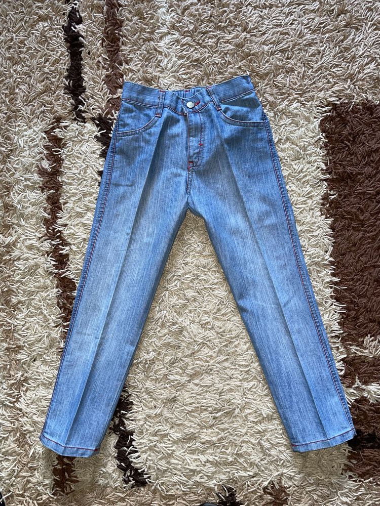 Джинсы летние штаны джинсовые на 6 лет на 7 лет