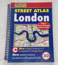 Street Atlas London - szczegółowy plan mapa Londynu - j. ang.