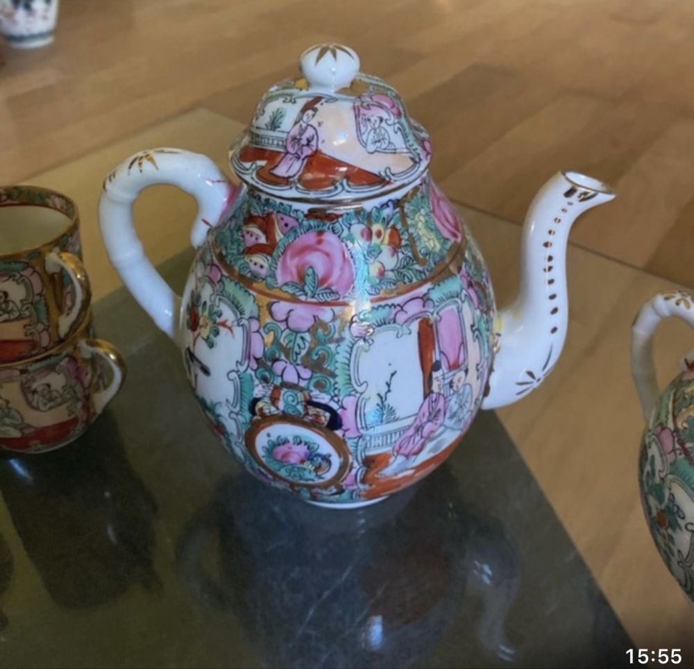Serviço cafe porcelana chinesa