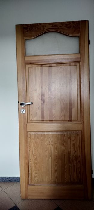 Drzwi drewniane łazienkowe