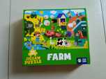 Puzzle duże,  farma, dla dzieci
