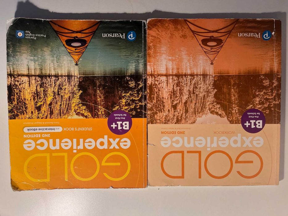 KOD + książki z języka ANGIELSKIEGO Gold experience B1+