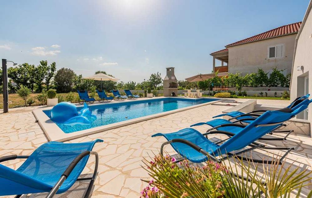 Wakacje 2026, Chorwacja, okolice NIN, dom z basenem dla 10 osób