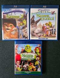 Shrek - Części 2-4 - Blu-ray/Blu-ray 3D - Wydania PL
